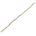 Herrenarmband aus Weißgold GL101227