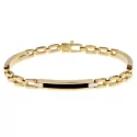 White Yellow Gold Men&#39;s Bracelet GL101228