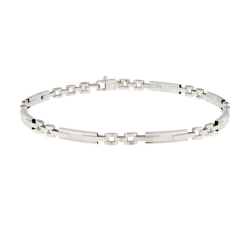 White Gold Men&#39;s Bracelet GL101229