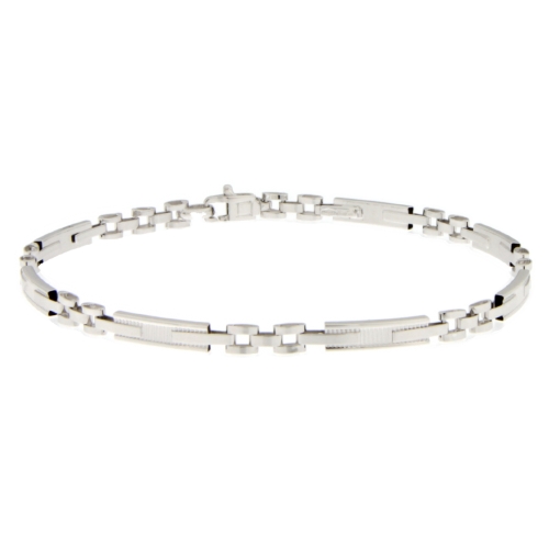 White Gold Men&#39;s Bracelet GL101229