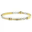 White Yellow Gold Men&#39;s Bracelet GL101232