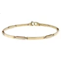 White Yellow Gold Men&#39;s Bracelet GL101233