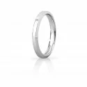 Unoaerre Hydra Slim Wedding Ring White Gold Brilliant Promises