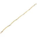 White Yellow Gold Men&#39;s Bracelet GL101237