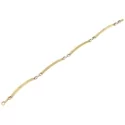 Bracciale Uomo Oro Giallo Bianco GL101238