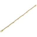 White Yellow Gold Men&#39;s Bracelet GL101240