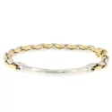 White Yellow Gold Men&#39;s Bracelet GL101241