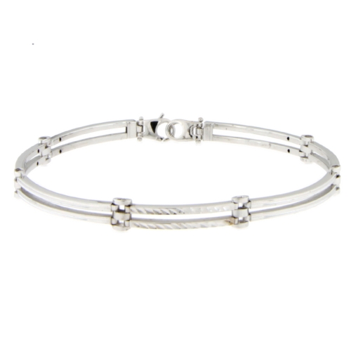 White Gold Men&#39;s Bracelet GL101243