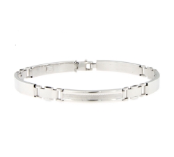 White Gold Men&#39;s Bracelet GL101244