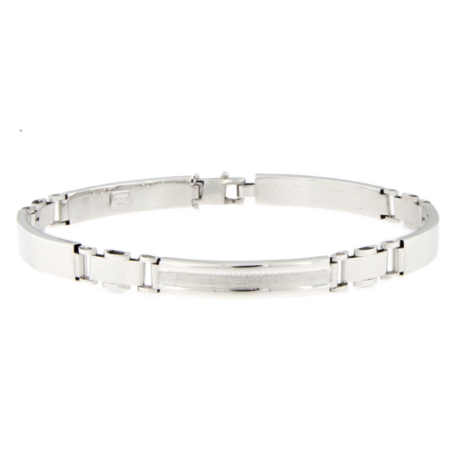 White Gold Men&#39;s Bracelet GL101244