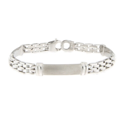 White Gold Men&#39;s Bracelet GL101245