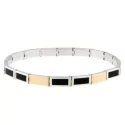 White Rose Gold Men&#39;s Bracelet GL101246