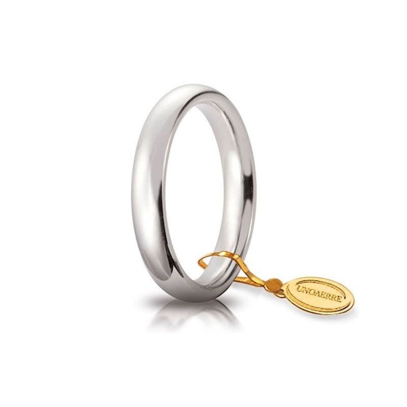 Unoaerre Wedding Ring Convenient 3.5 mm White gold