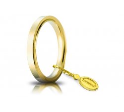 Unoaerre Wedding Ring Circles of Light 2.5 mm Yellow Gold