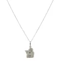 Unisex White Gold Necklace GL101255