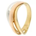 White Yellow Pink Gold Women&#39;s Ring GL101261