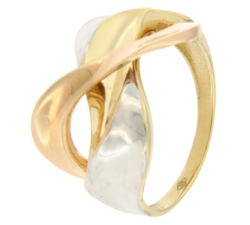 Anello Donna Oro Bianco Giallo Rosa GL101262