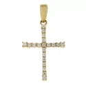 Ciondolo Croce Donna Oro Giallo GL101267