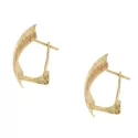 White Yellow Pink Gold Women&#39;s Earrings GL101269