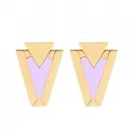 Valentina Ferragni Studio Rhea Lilac earrings