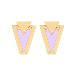 Valentina Ferragni Studio Rhea Lilac earrings