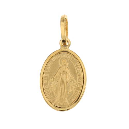 Anhänger Miraculous Madonna Gelbgold 803321710023