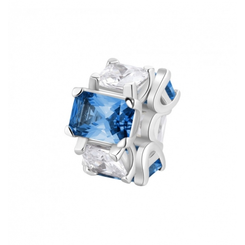 Brosway Bracciale Donna Argento 925 Con Cubic Zirconia Blu, Collezione Fancy - FFB16