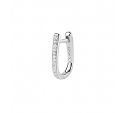 Brosway Orecchino Singolo Donna In Argento 925 - Fancy Infinite White Con Zircone - FIW09