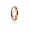 Unoaerre wedding ring Eterna model with 3 diamonds Collection 9.0