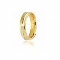 Unoaerre wedding ring, Saturno model Yellow and white gold with diamond Collection 9.0