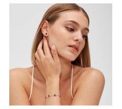 Brosway Orecchino Singolo Donna FPR07 – Argento Rodiato 925‰ Con Cubic Zirconia Chiare E Baguette Ruby, Collezione FANCY - 3