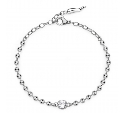 Brosway Collana Desideri In Acciaio E Cubic Zirconia - Oro 14K, 430 Mm