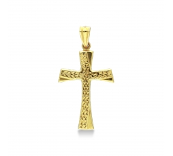 Yellow Gold Men's Cross 138356