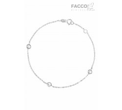Facco Gioielli Bracelet in White Gold and Zircons 727527