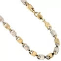 Herren-Halskette aus Gelb- und Weißgold 803321717959