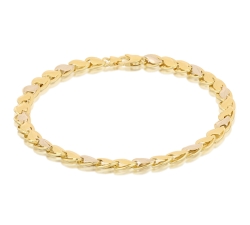 Men's Bracelet in Yellow and White Gold 803321712123