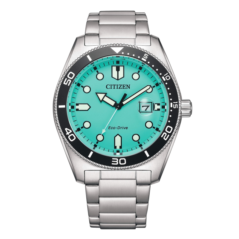 Citizen Orologio Uomo Al Quarzo In Super Titanio - Leggero, Anti-Graffio E Ipoallergenico Con Datario E Cinturino In Pelle