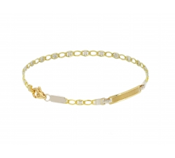 Bracciale Uomo in Oro Giallo e Bianco 175461