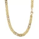White Yellow Gold Men&#39;s Necklace GL101296