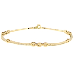 Herrenarmband aus Gelbgold GL101298