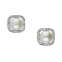 White Gold Women&#39;s Earrings GL101306