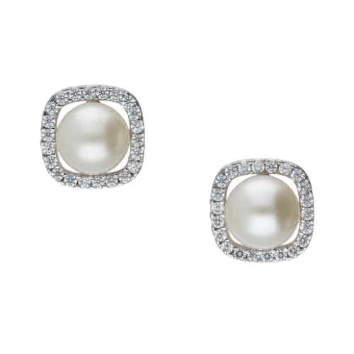White Gold Women&#39;s Earrings GL101306