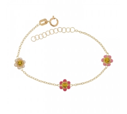 Mädchenarmband aus Gelbgold 803321721792