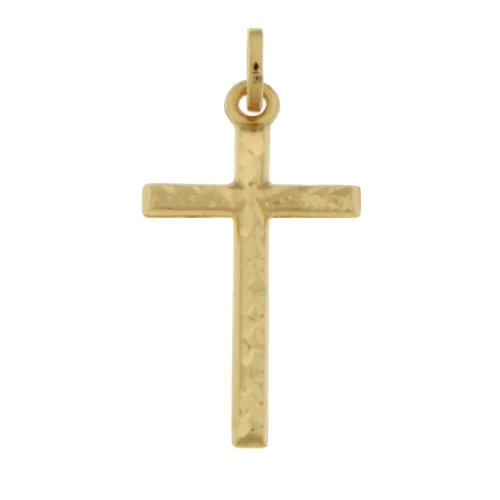 Ciondolo Croce Oro Giallo GL101312