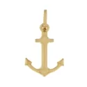 Unisex Pendant Anchor Yellow Gold GL101313