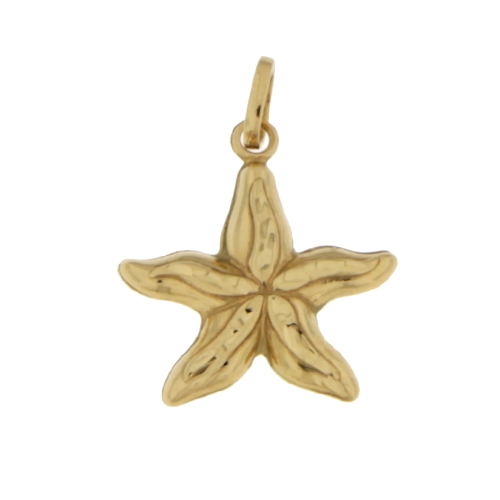 Yellow Gold Starfish Pendant GL101315