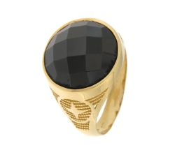 Yellow Gold Men&#39;s Ring GL101317