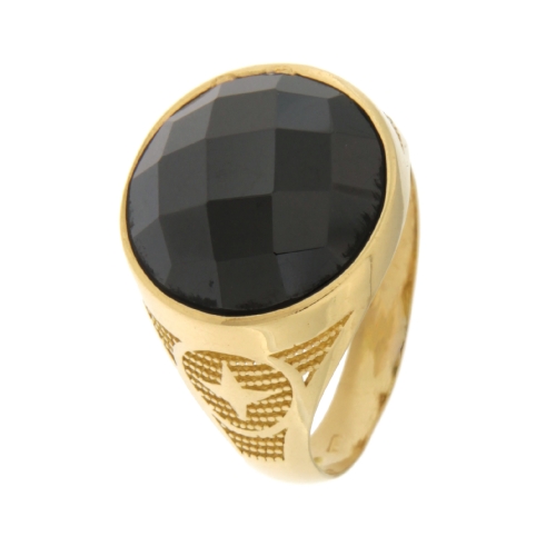 Yellow Gold Men&#39;s Ring GL101317