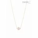 Facco Gioielli necklace in yellow gold with pearl 712333