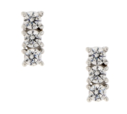 White Gold Women&#39;s Earrings GL101325